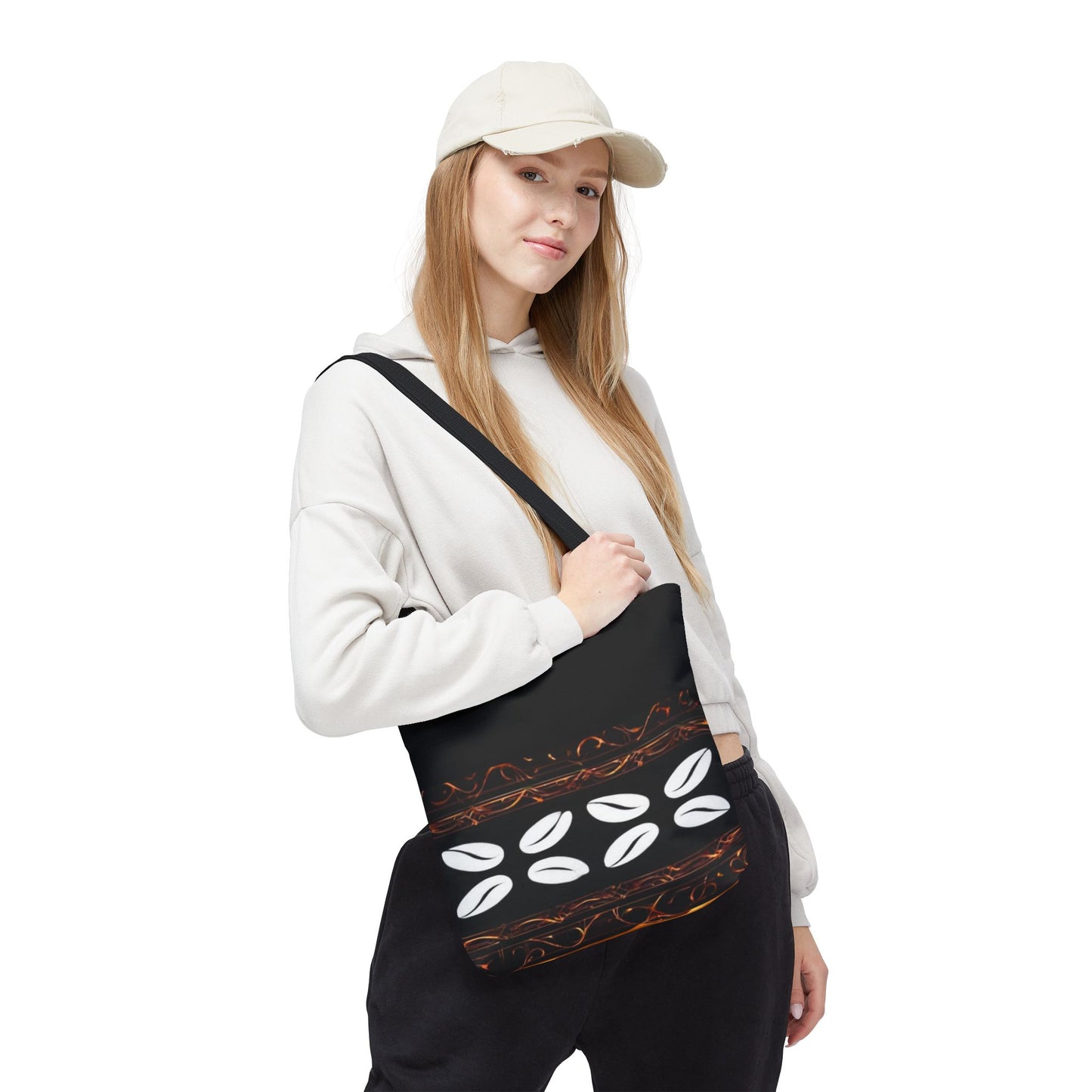 Ebony Shell Tote (AOP)