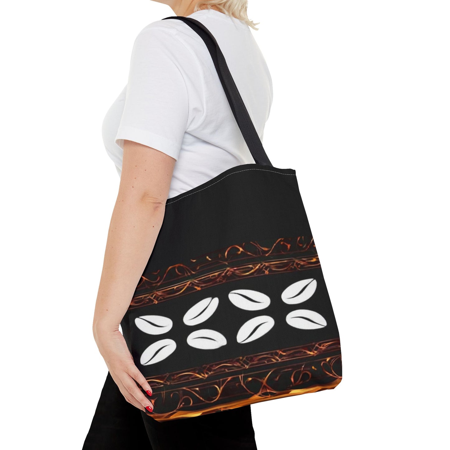 Ebony Shell Tote (AOP)