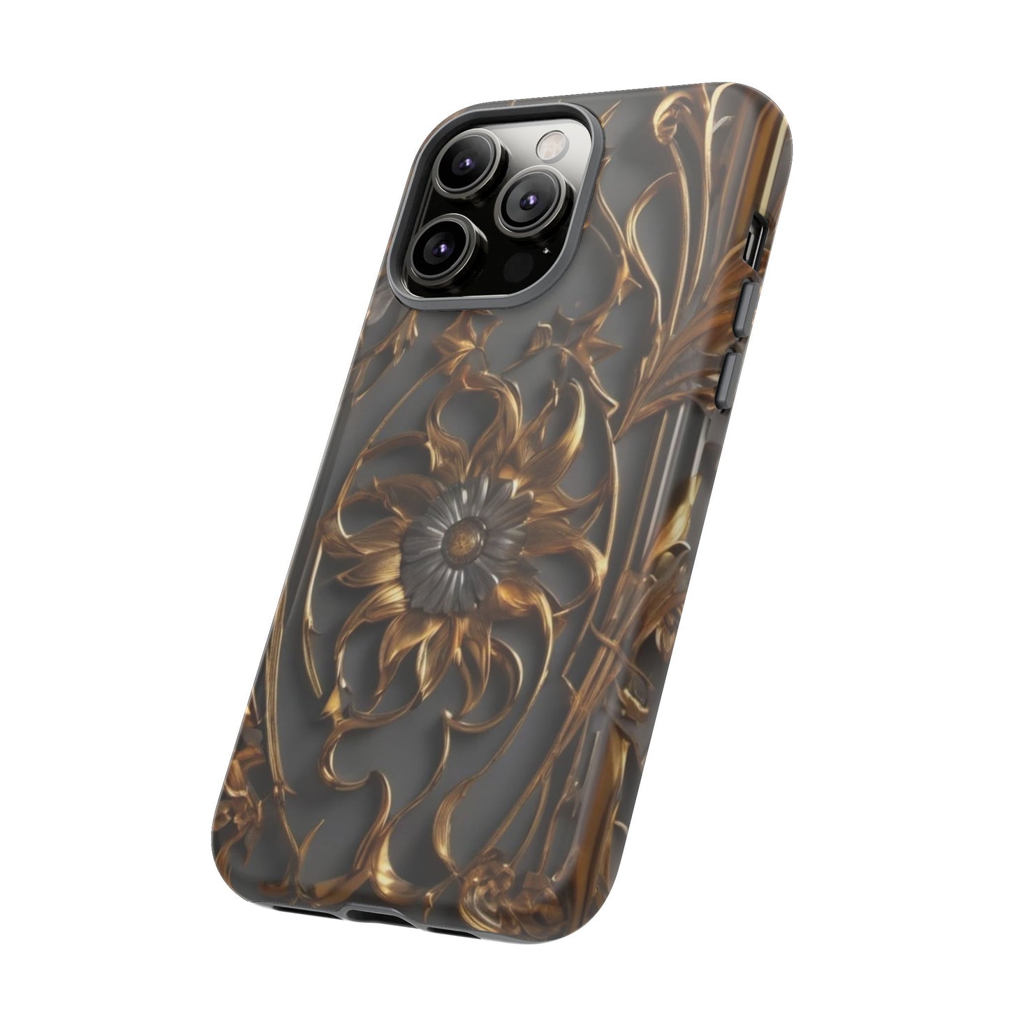 Golden Blossom Tough Case