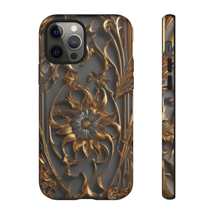 Golden Blossom Tough Case