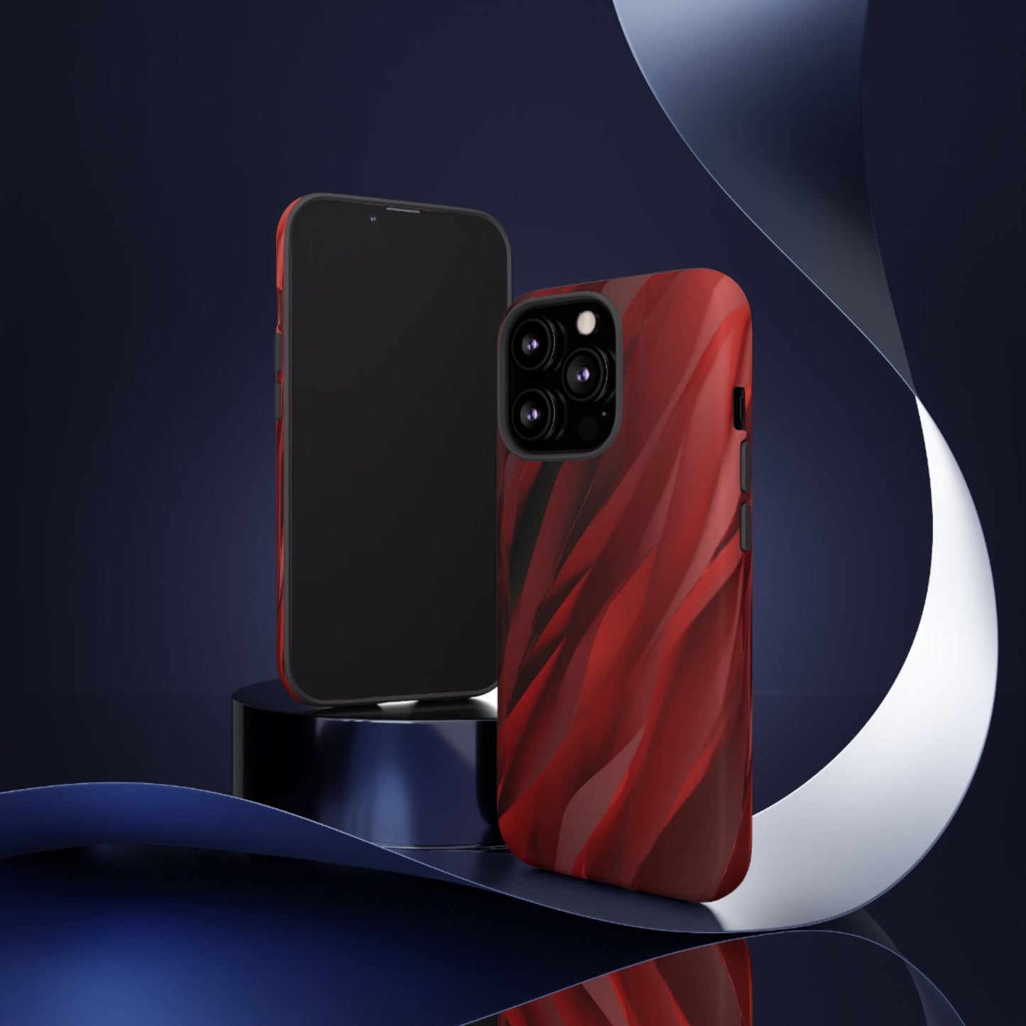 Crimson Flow Tough Case