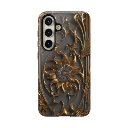 Golden Blossom Tough Case