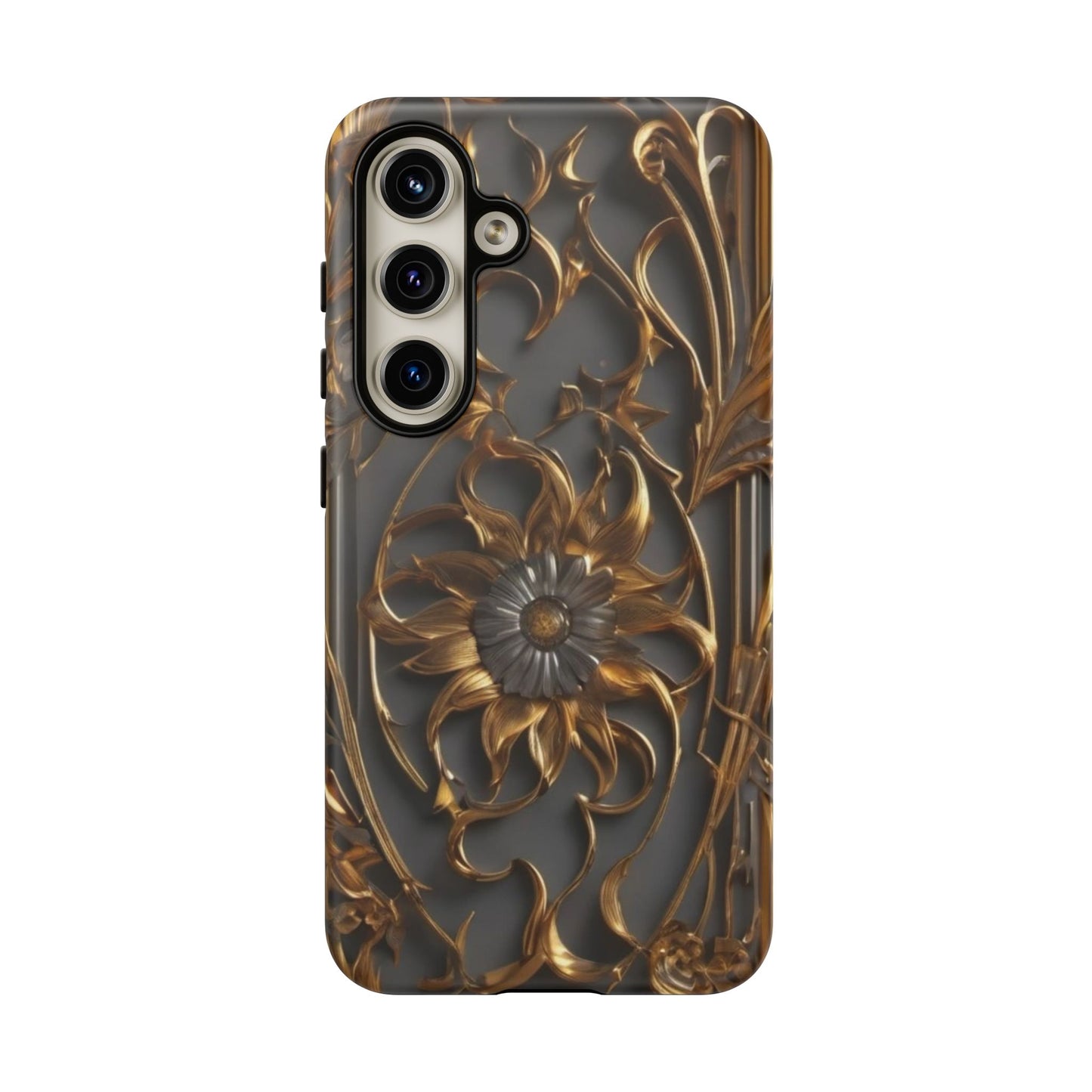 Golden Blossom Tough Case