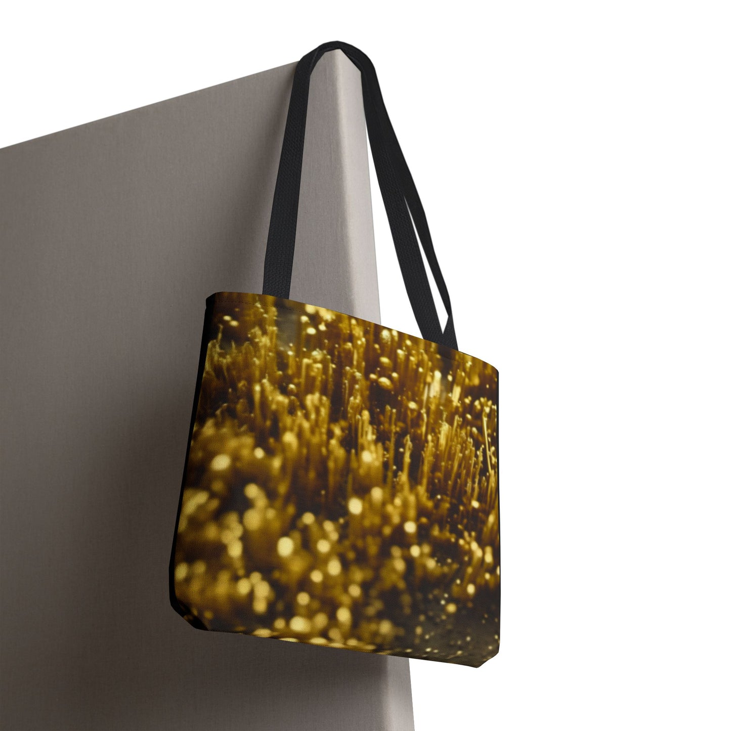 Golden Glimmer Tote (AOP)