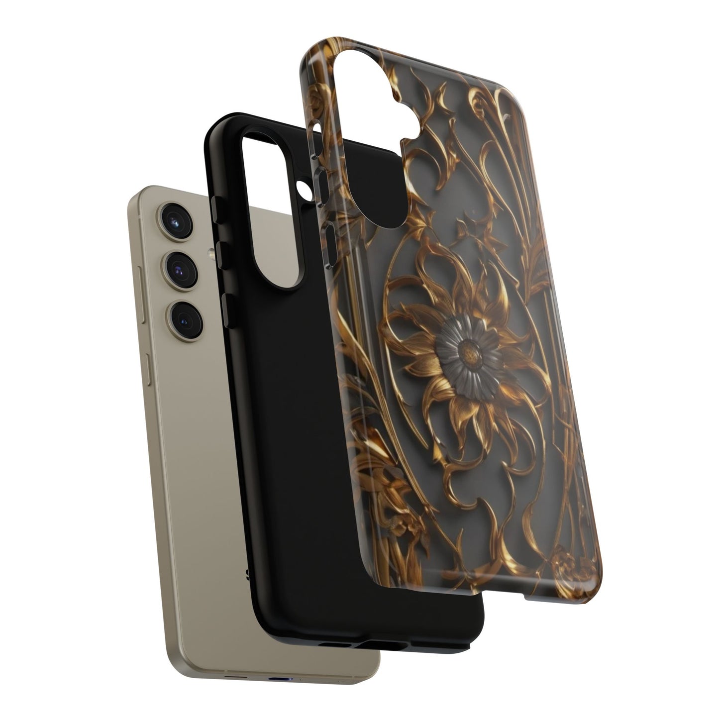 Golden Blossom Tough Case