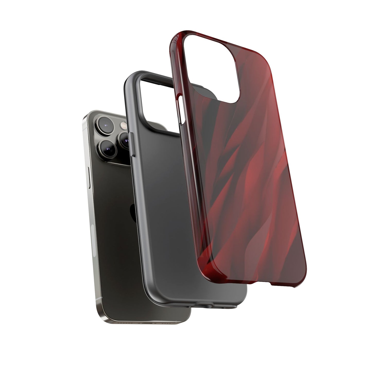 Crimson Flow Tough Case