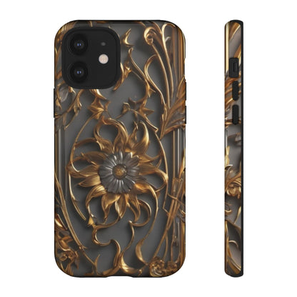 Golden Blossom Tough Case