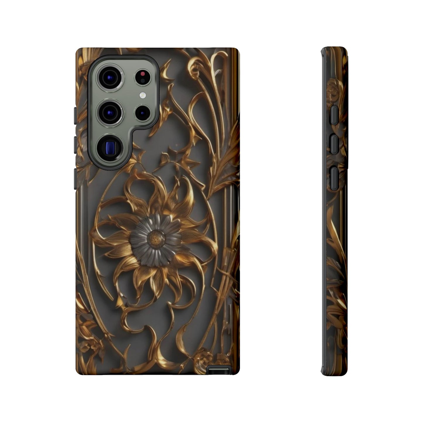 Golden Blossom Tough Case