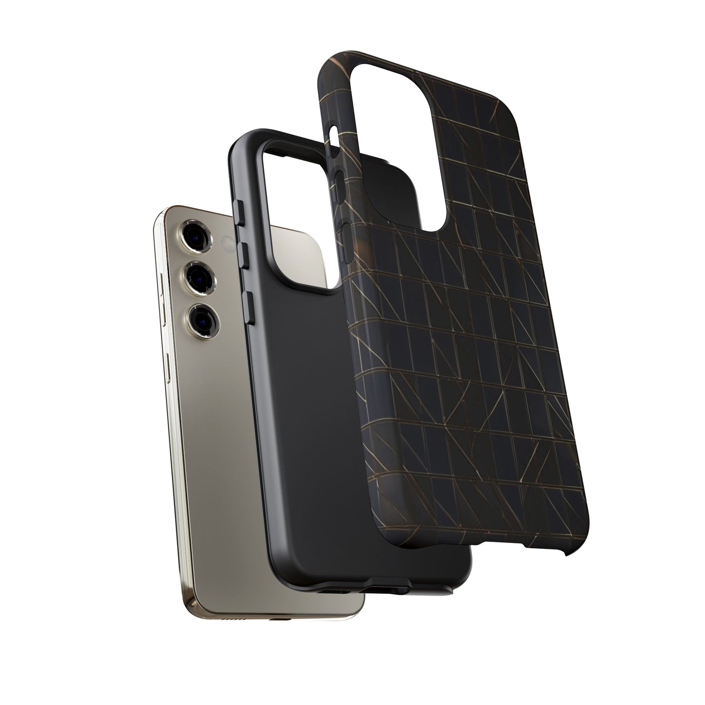 Dark Grid Luxe Tough Case