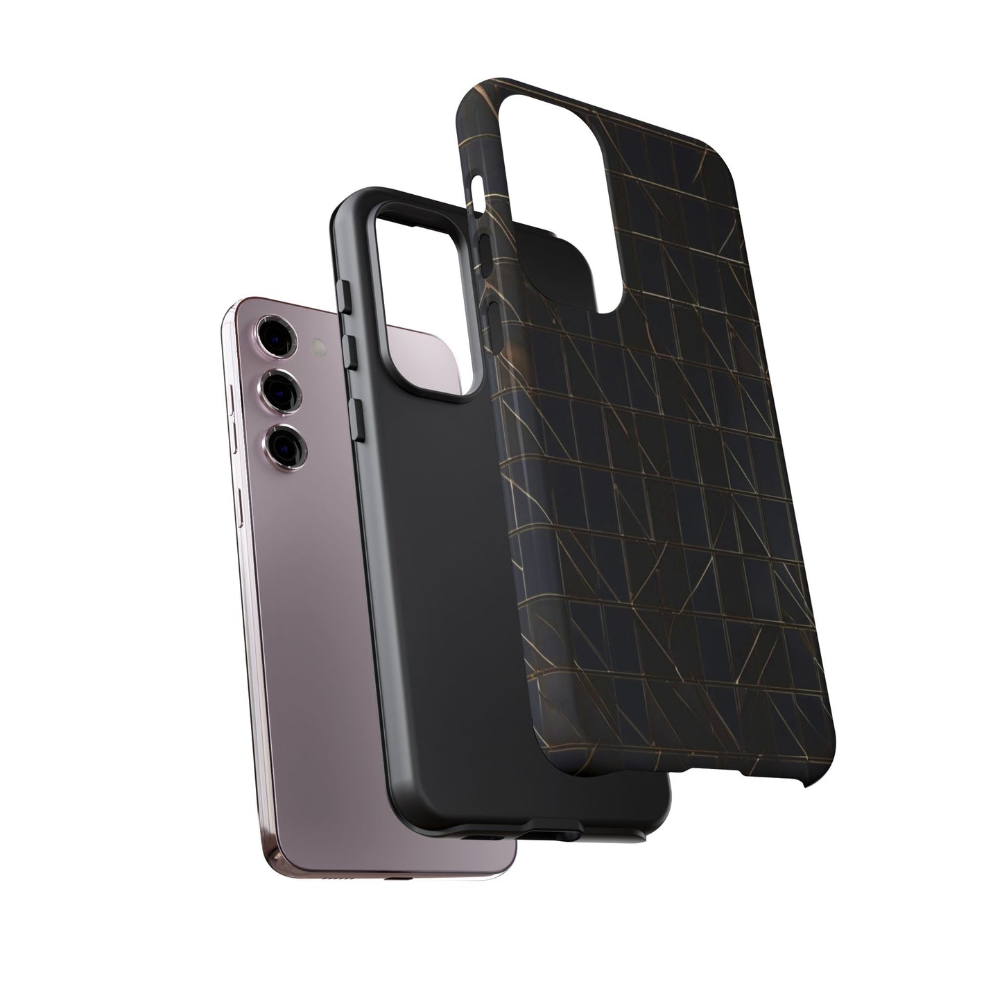 Dark Grid Luxe Tough Case