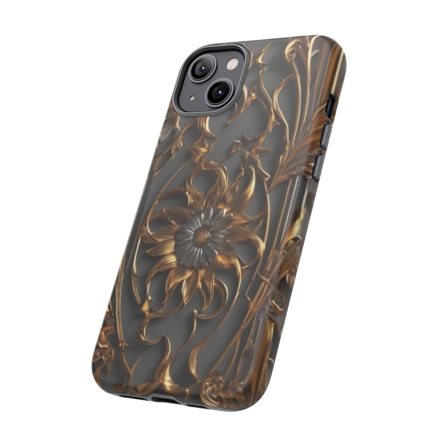 Golden Blossom Tough Case