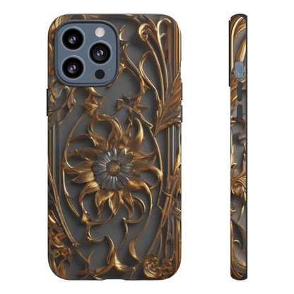 Golden Blossom Tough Case