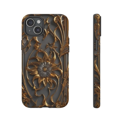 Golden Blossom Tough Case