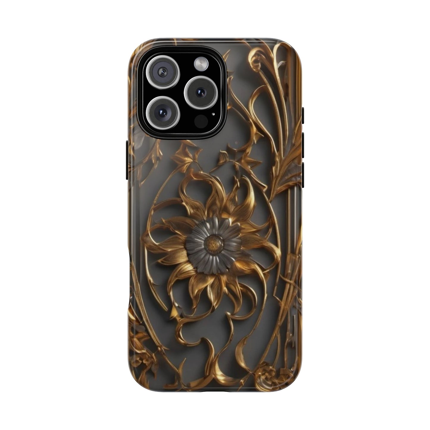 Golden Blossom Tough Case