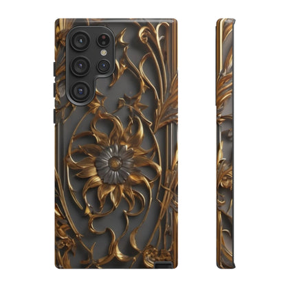 Golden Blossom Tough Case