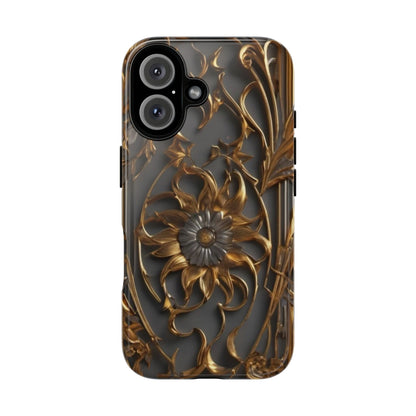 Golden Blossom Tough Case