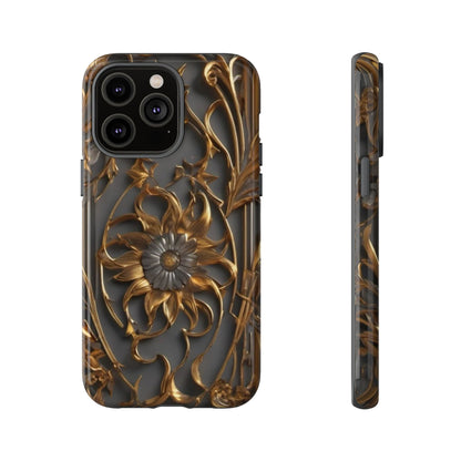 Golden Blossom Tough Case