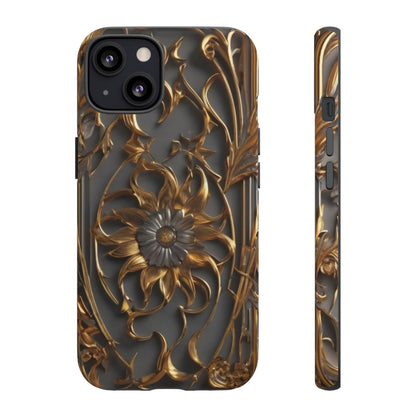 Golden Blossom Tough Case