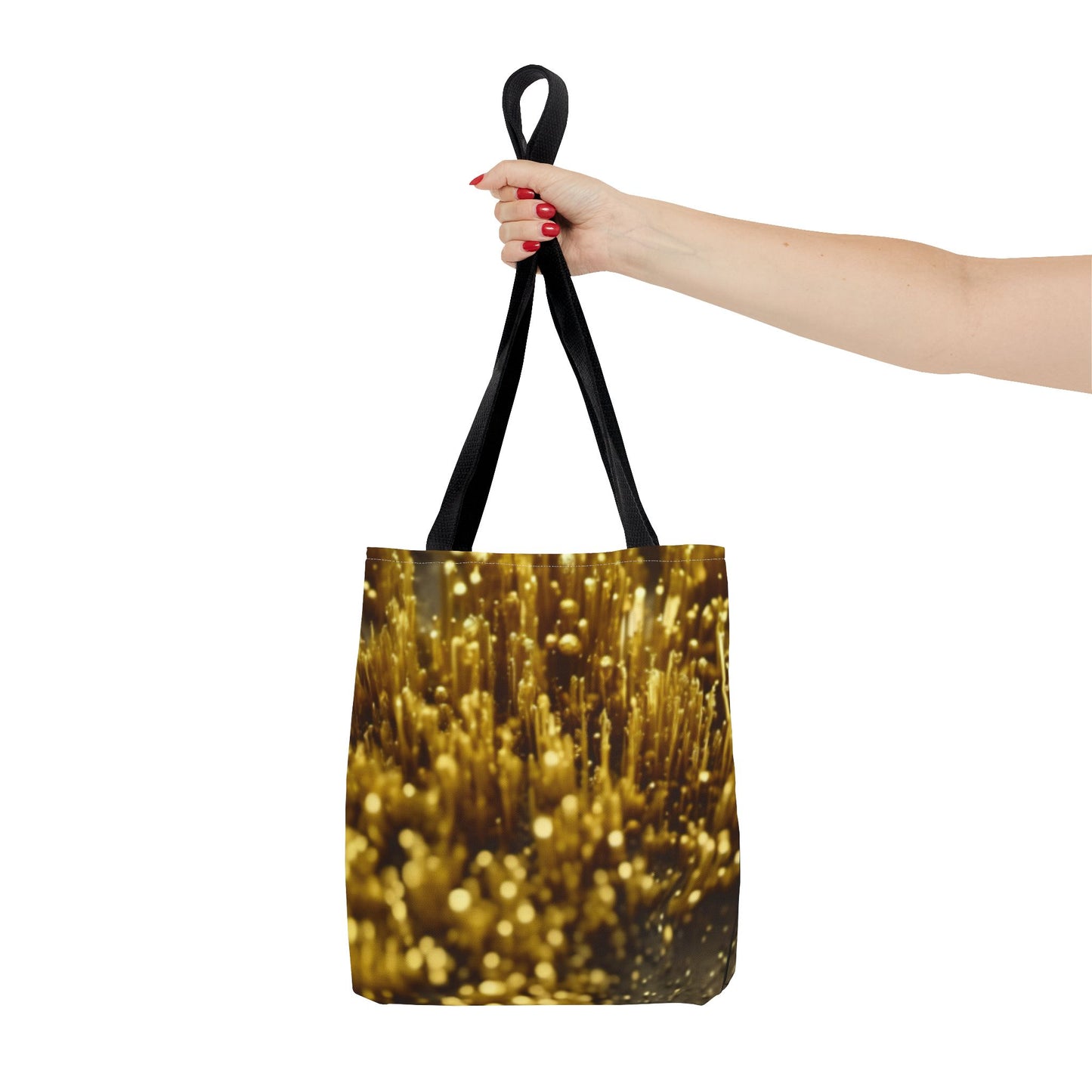 Golden Glimmer Tote (AOP)