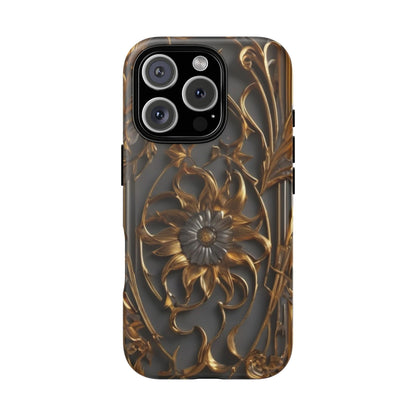 Golden Blossom Tough Case