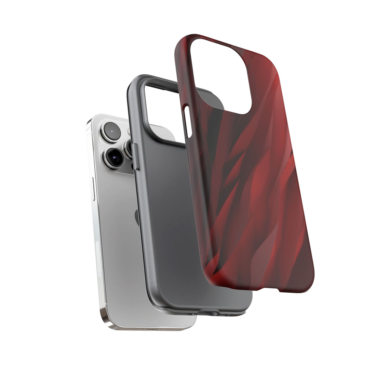 Crimson Flow Tough Case