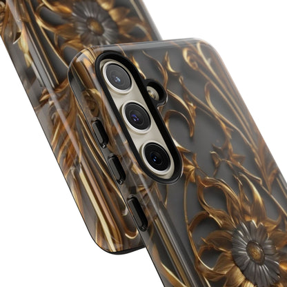 Golden Blossom Tough Case