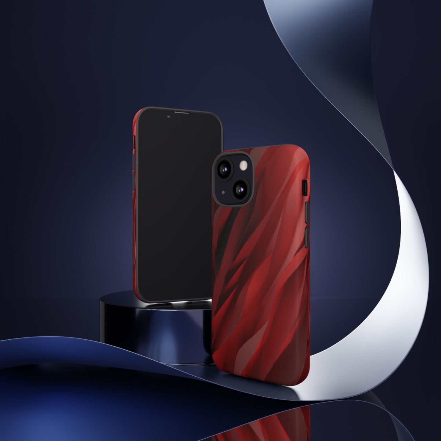 Crimson Flow Tough Case