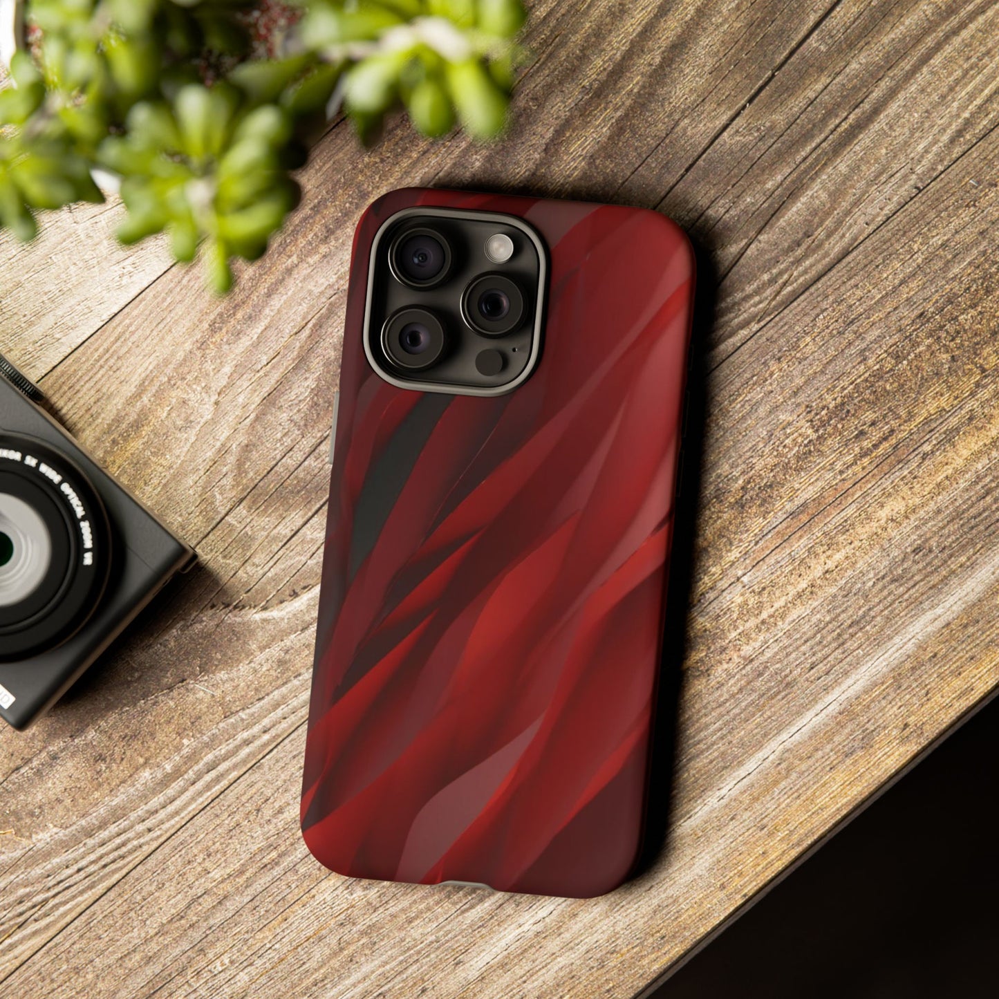 Crimson Flow Tough Case