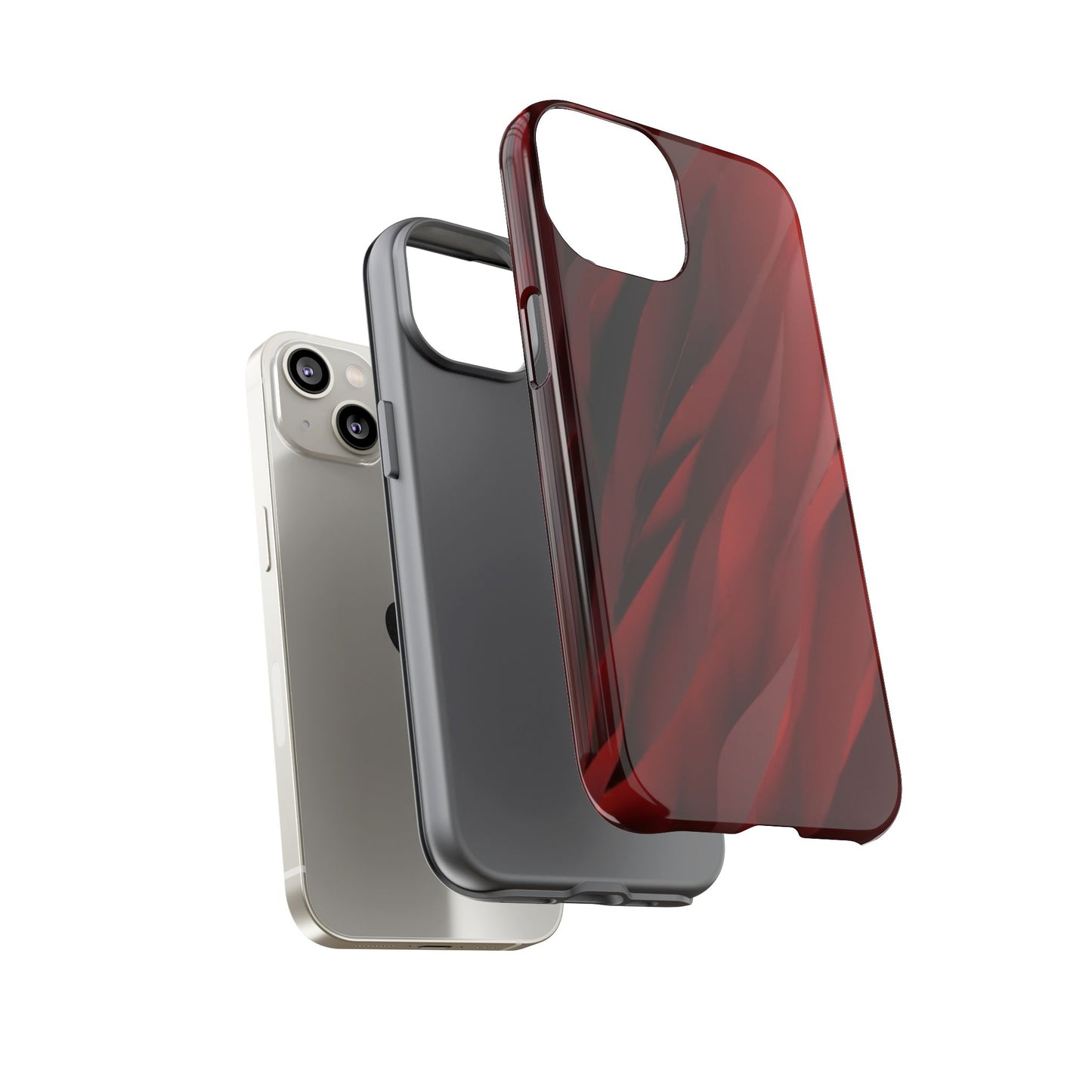 Crimson Flow Tough Case