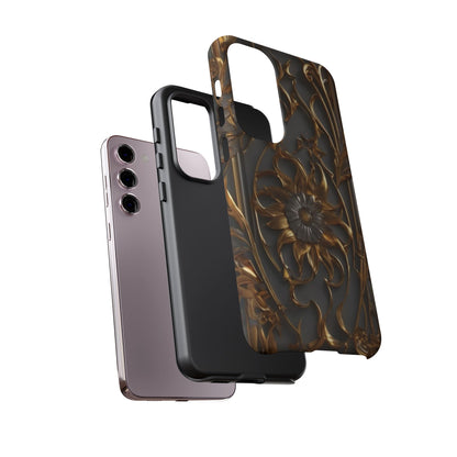 Golden Blossom Tough Case