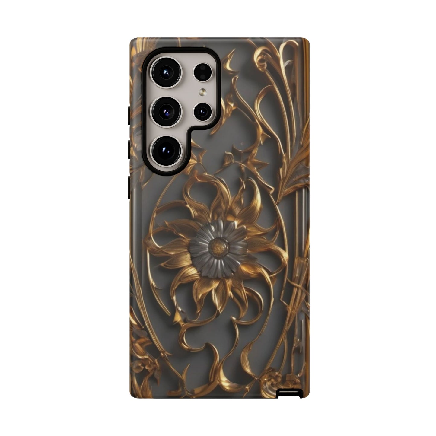 Golden Blossom Tough Case