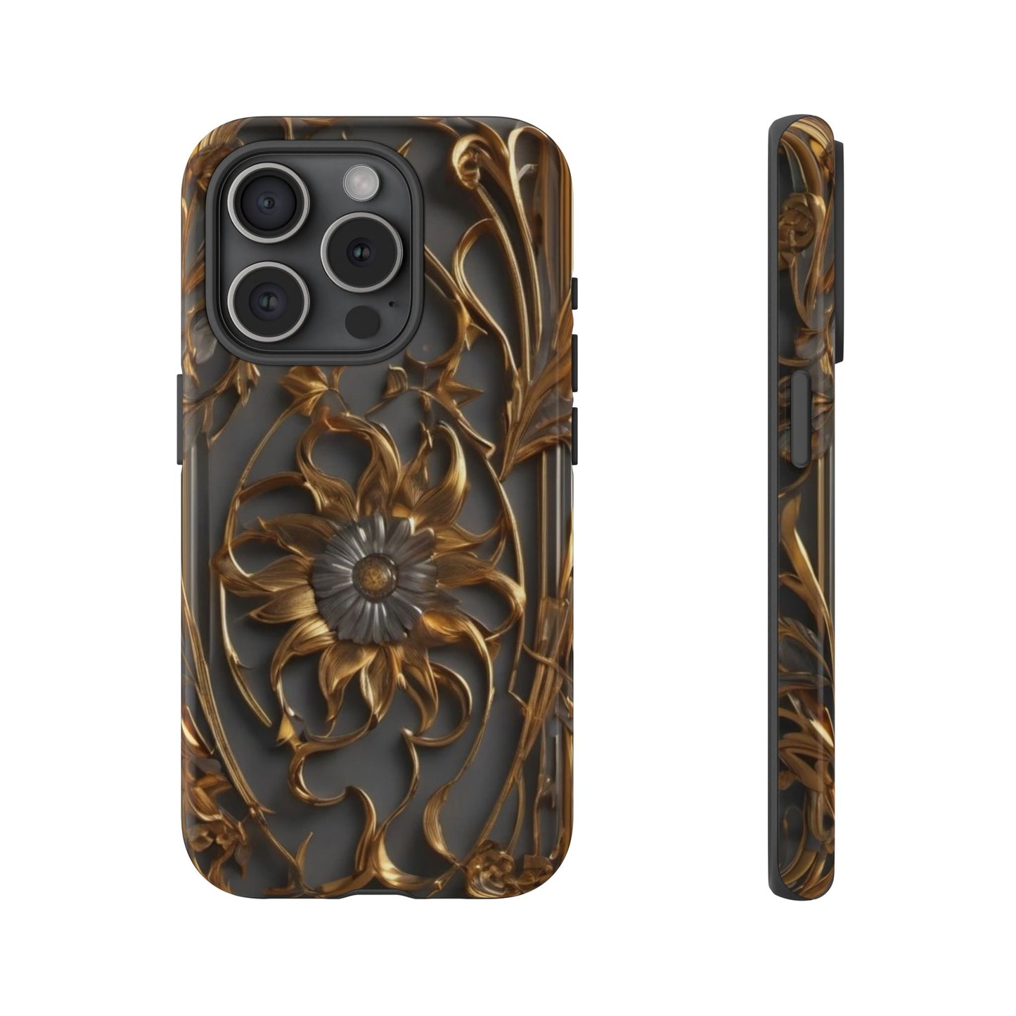 Golden Blossom Tough Case