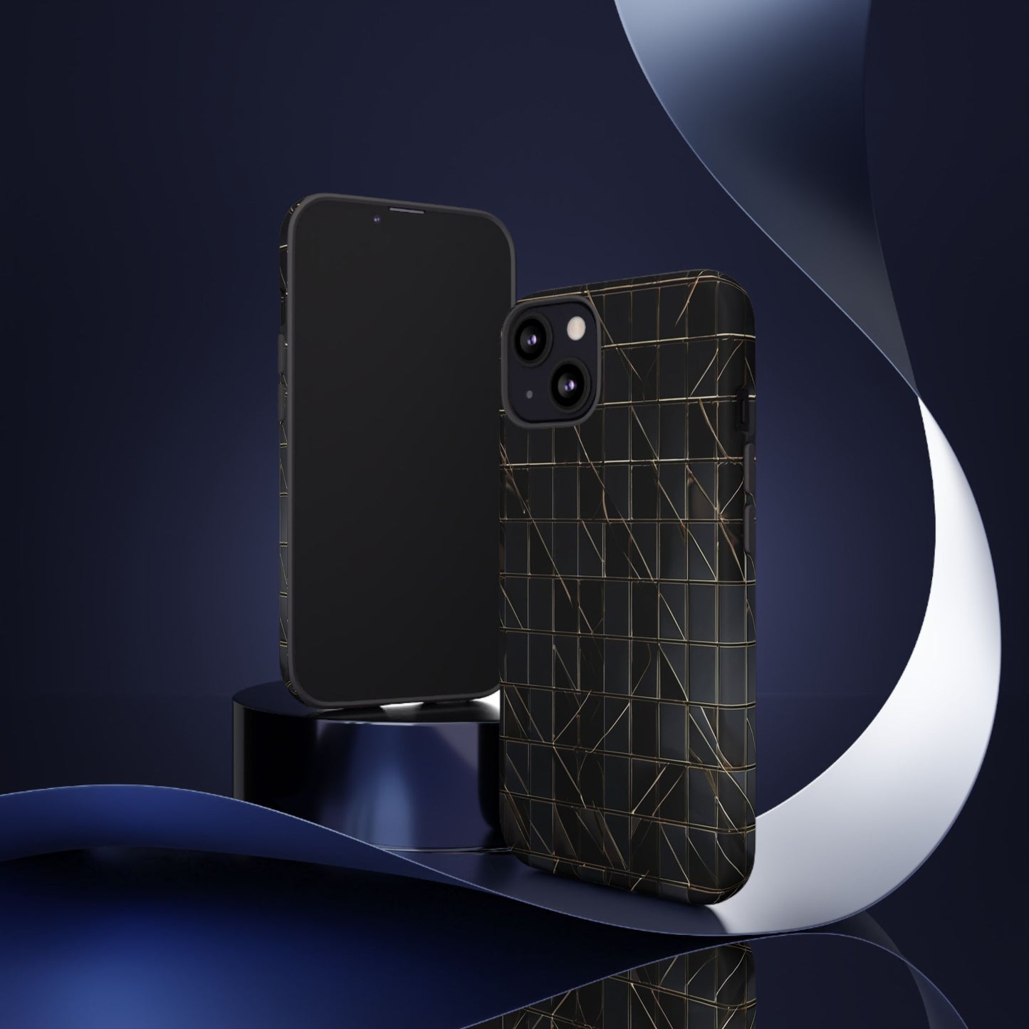 Dark Grid Luxe Tough Case