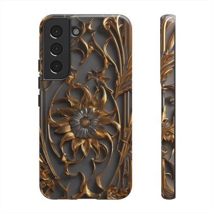 Golden Blossom Tough Case