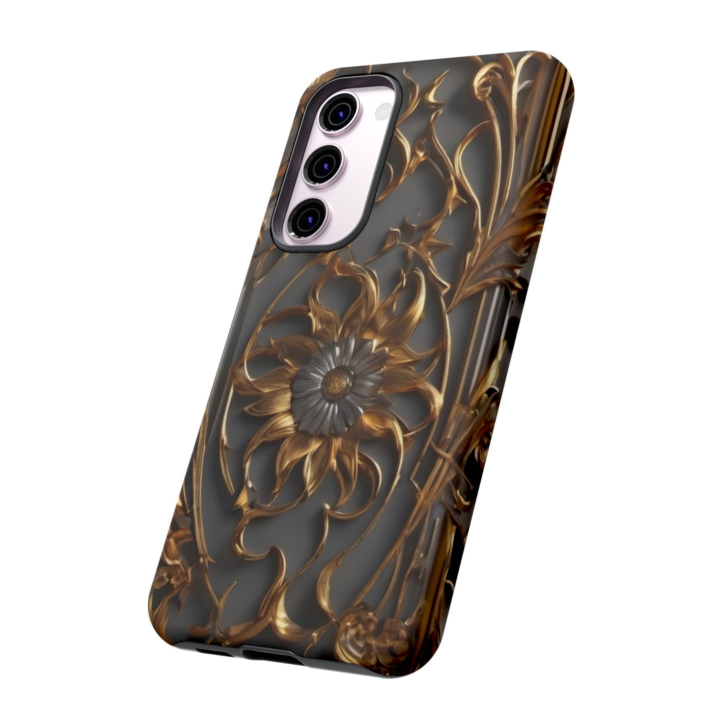 Golden Blossom Tough Case