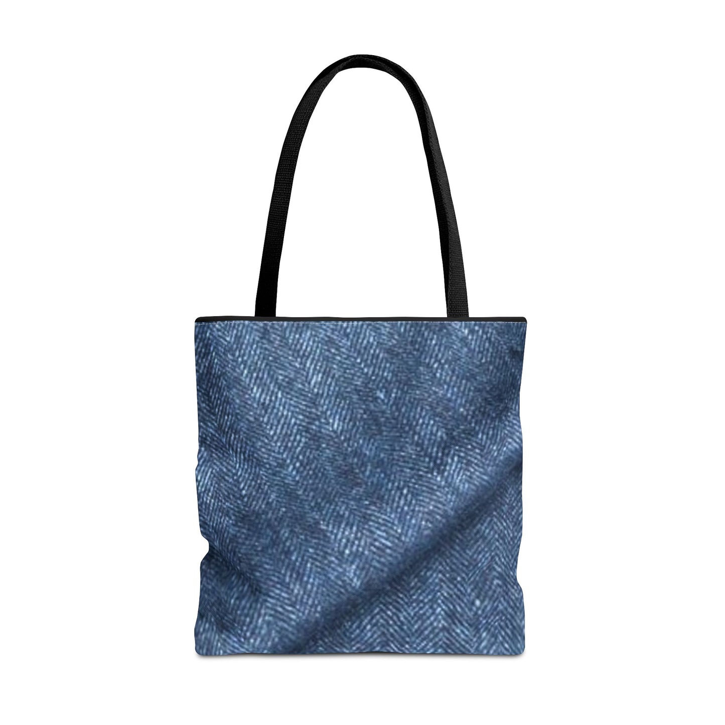 Denim Herringbone Tote (AOP)