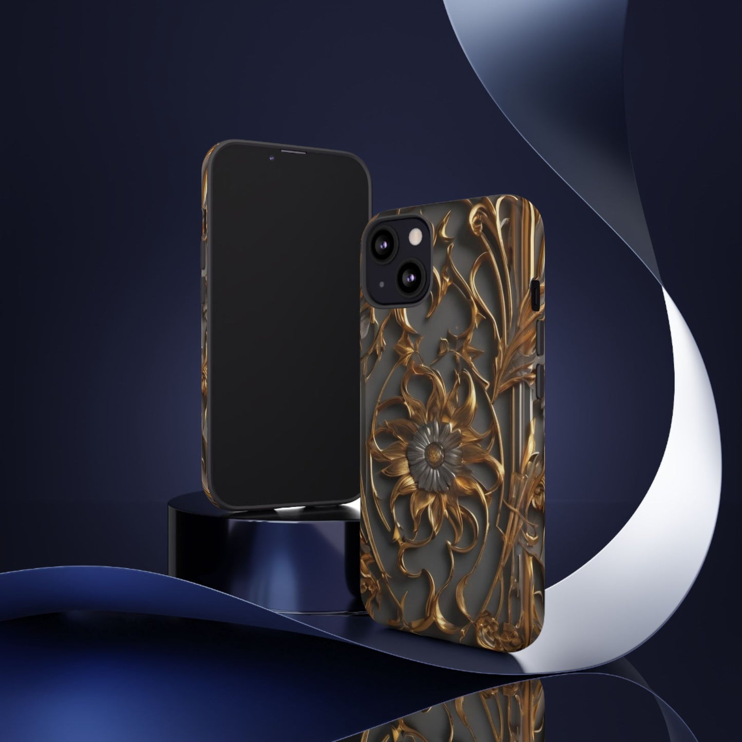 Golden Blossom Tough Case