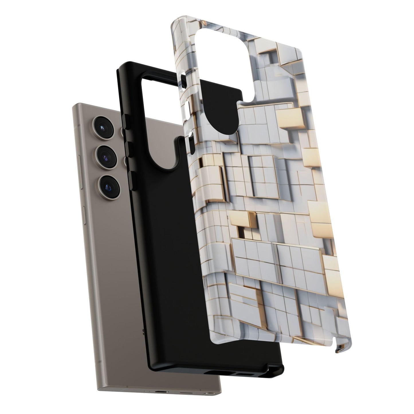 Metallic Tiles Tough Case