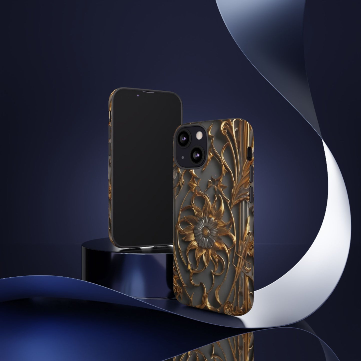 Golden Blossom Tough Case