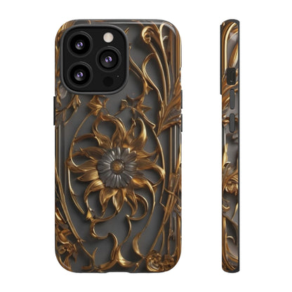 Golden Blossom Tough Case