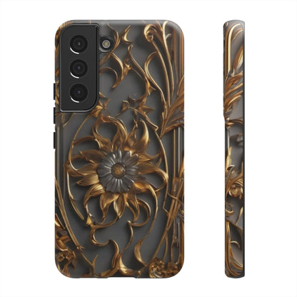 Golden Blossom Tough Case