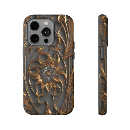 Golden Blossom Tough Case