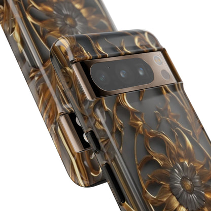 Golden Blossom Tough Case