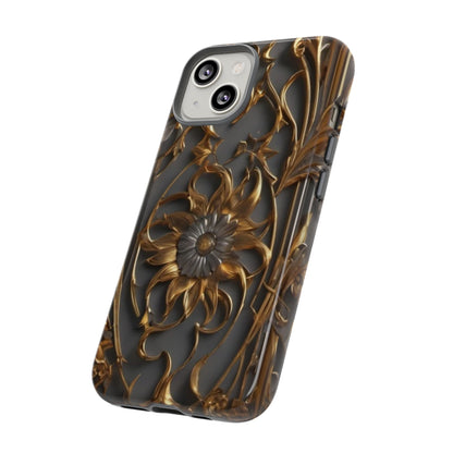 Golden Blossom Tough Case