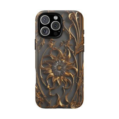 Golden Blossom Tough Case