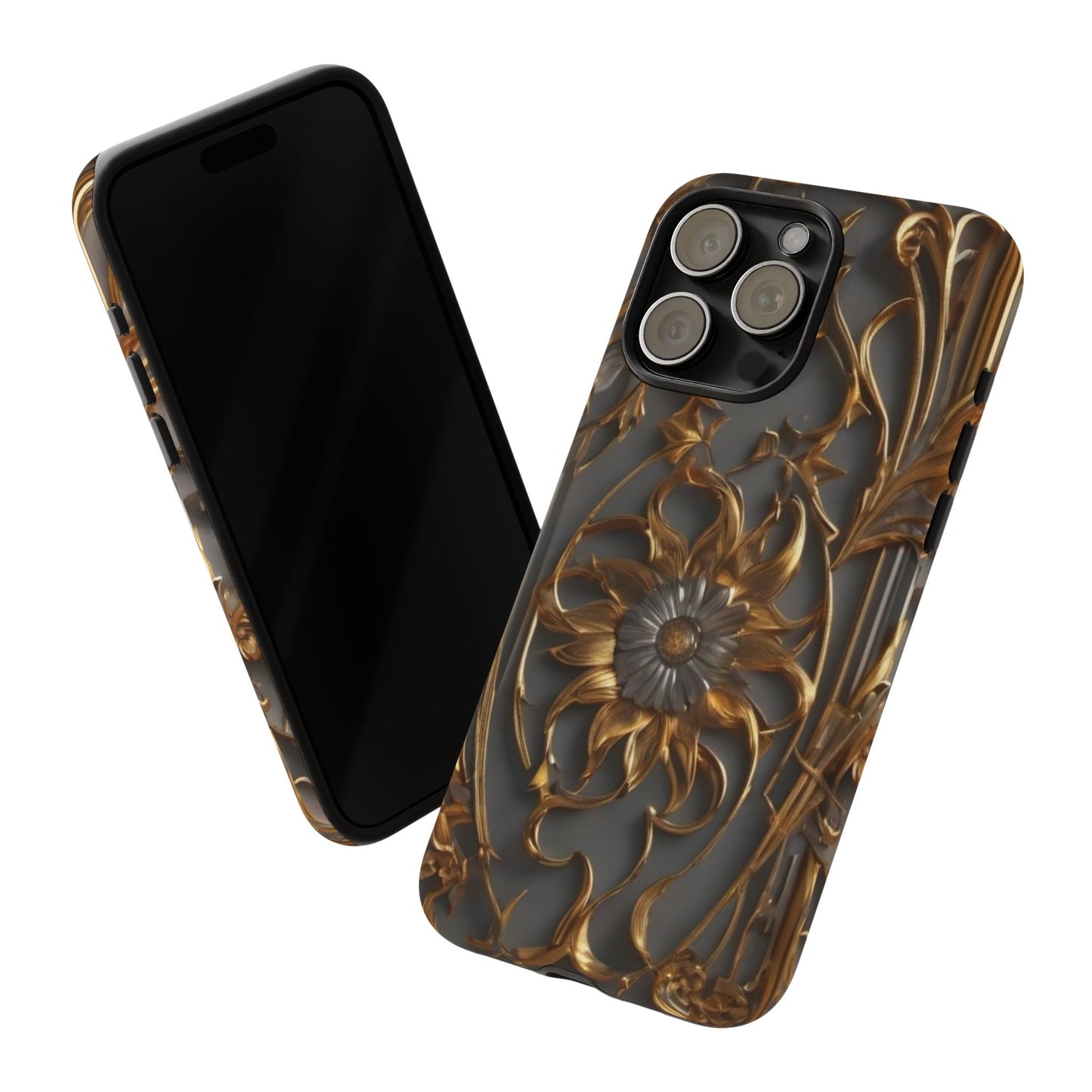 Golden Blossom Tough Case