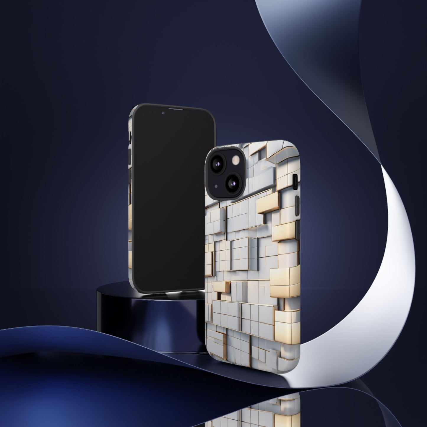 Metallic Tiles Tough Case