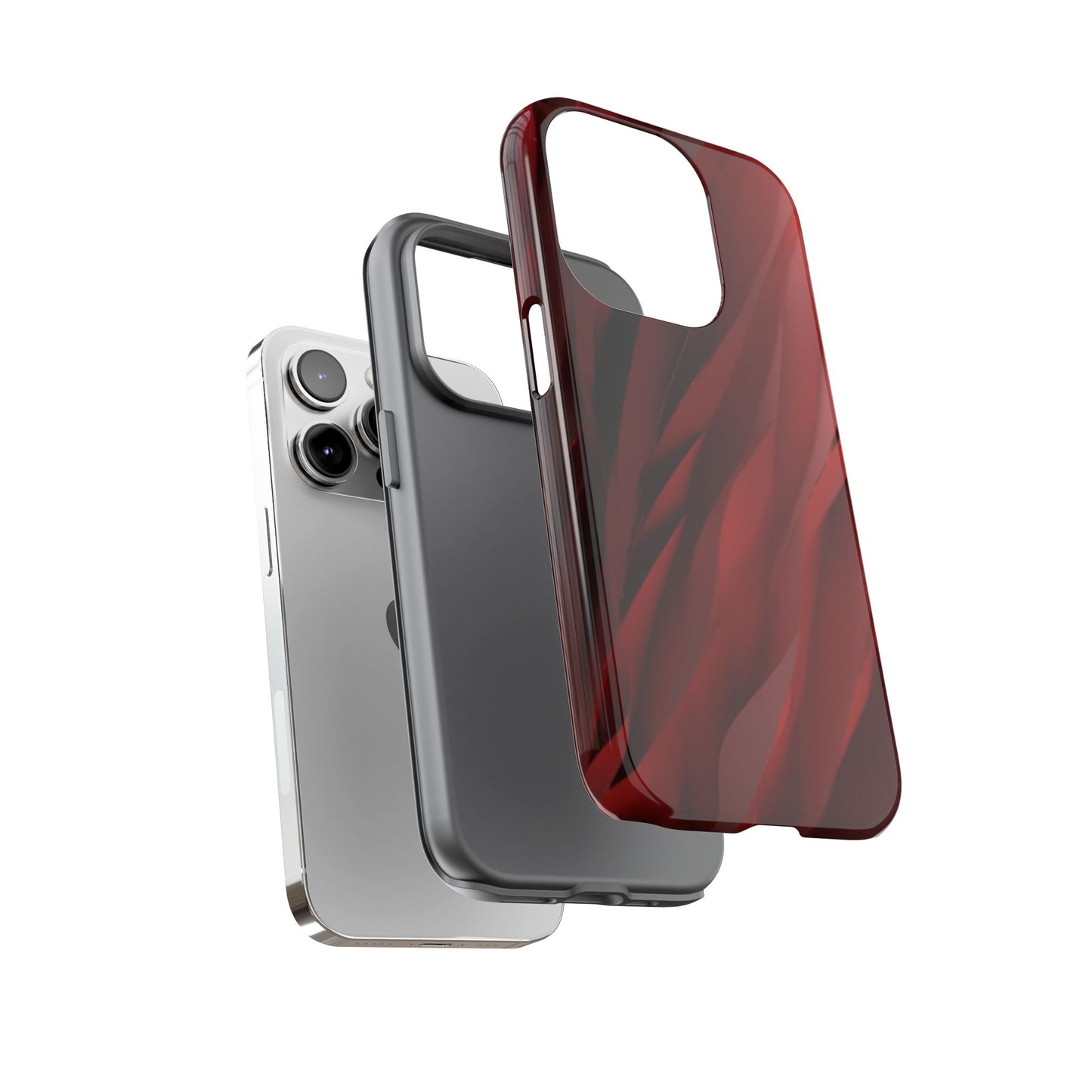 Crimson Flow Tough Case