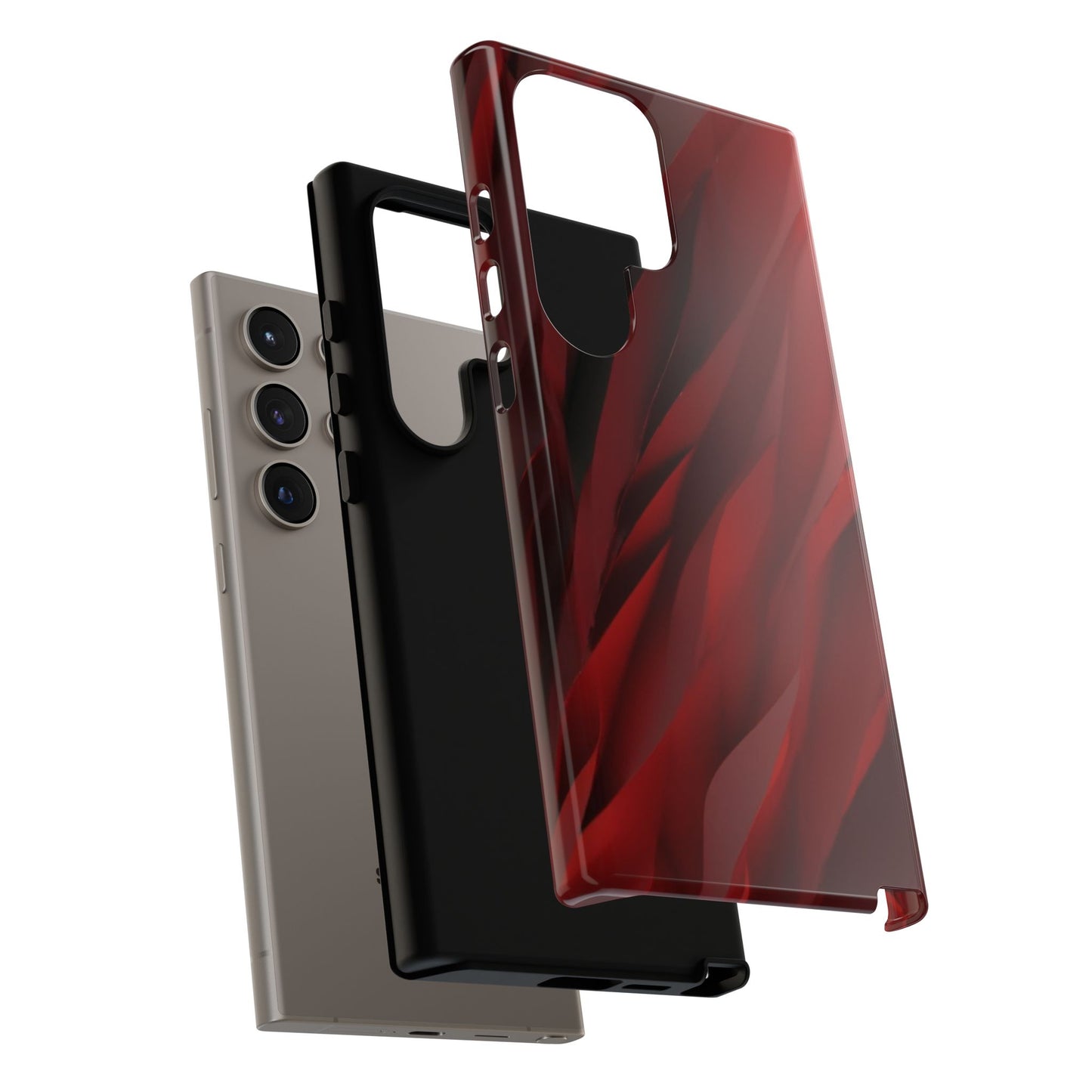 Crimson Flow Tough Case