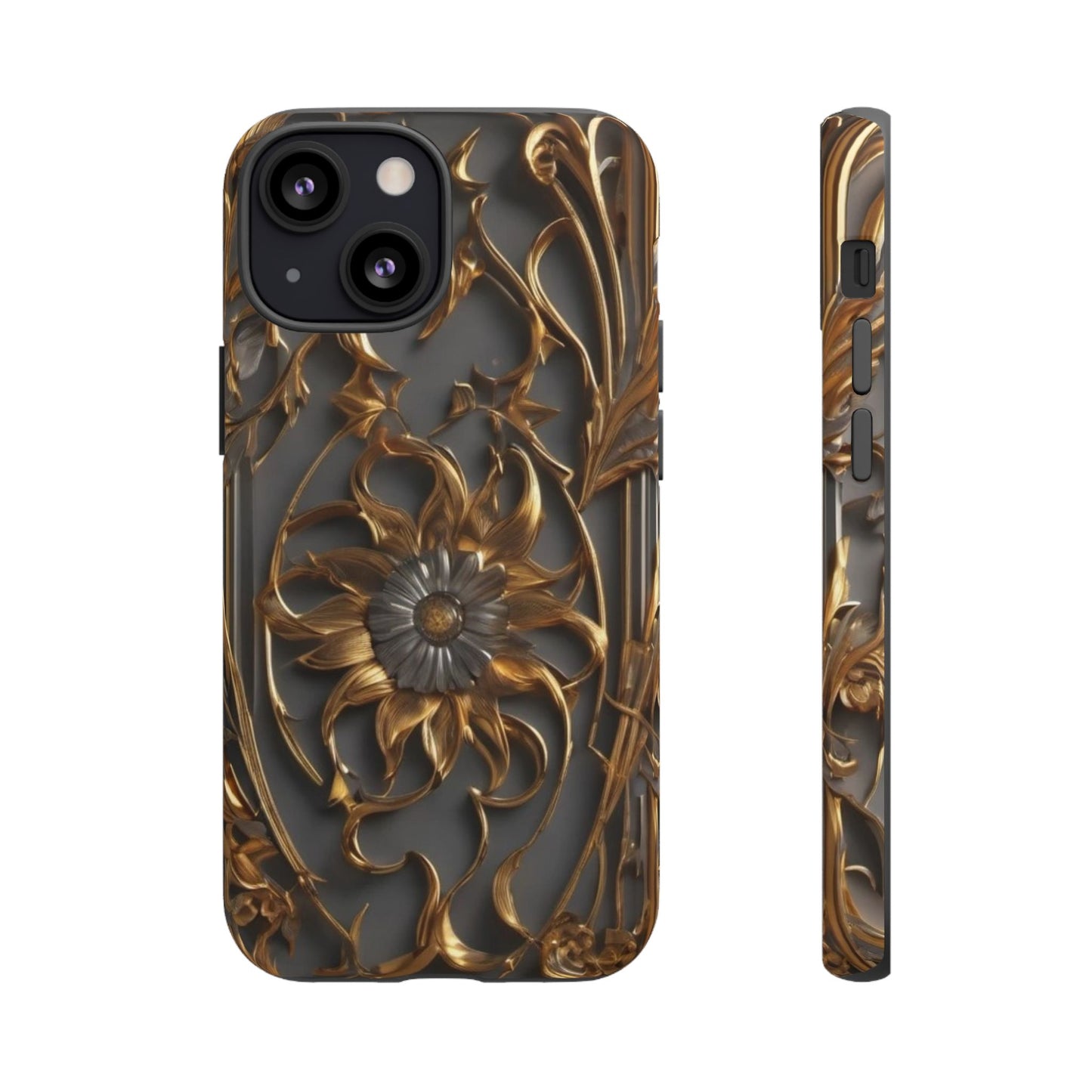 Golden Blossom Tough Case